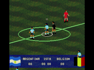 Screenshot Thumbnail / Media File 1 for Pele II - World Tournament Soccer (USA, Europe)