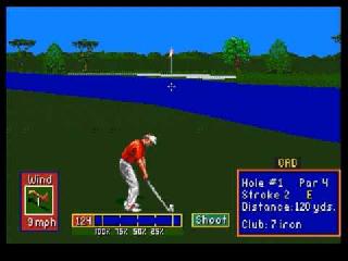 Screenshot Thumbnail / Media File 1 for PGA Tour Golf II (USA, Europe) (v1.1)