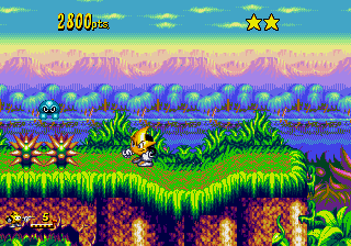 Screenshot Thumbnail / Media File 1 for Ristar - The Shooting Star (Japan)