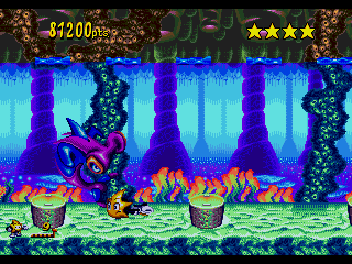 Screenshot Thumbnail / Media File 1 for Ristar - The Shooting Star (Japan)