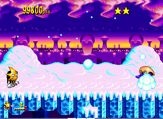 Screenshot Thumbnail / Media File 1 for Ristar - The Shooting Star (Japan)