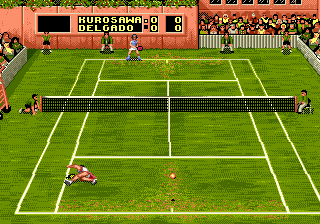 Screenshot Thumbnail / Media File 1 for Sampras Tennis 96 (Europe) (J-Cart)
