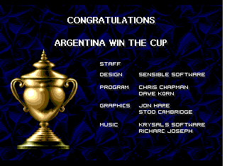 Screenshot Thumbnail / Media File 1 for Sensible Soccer - International Edition (Europe) (En,Fr,De,It)