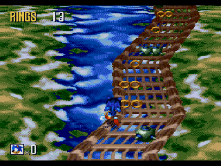 Screenshot Thumbnail / Media File 1 for Sonic 3D Blast (USA) (Beta)