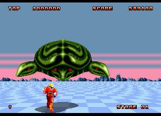 Screenshot Thumbnail / Media File 1 for Space Harrier II (World)