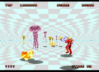 Screenshot Thumbnail / Media File 1 for Space Harrier II (World)