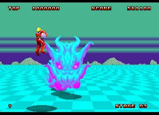 Screenshot Thumbnail / Media File 1 for Space Harrier II (World)