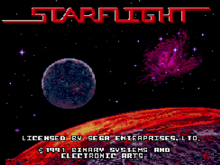 Screenshot Thumbnail / Media File 1 for Starflight (USA, Europe) (v1.1)