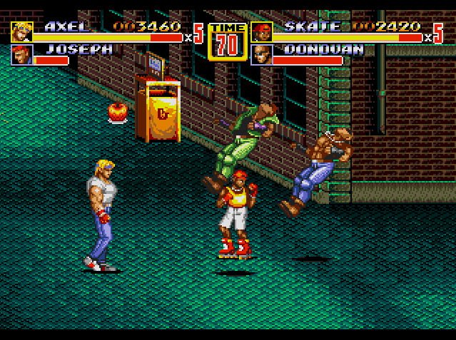 Сколько уровней в streets of rage 2