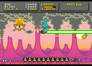 Screenshot Thumbnail / Media File 1 for Super Fantasy Zone (Europe)