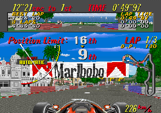 Screenshot Thumbnail / Media File 1 for Super Monaco GP (World) (En,Ja) (MPR-13215)