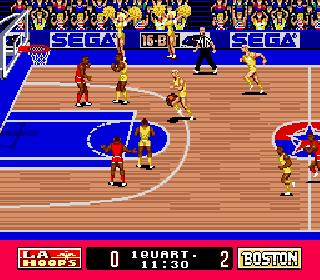 Screenshot Thumbnail / Media File 1 for Super Real Basketball (Europe)