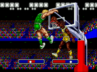 Screenshot Thumbnail / Media File 1 for Super Real Basketball (Europe)