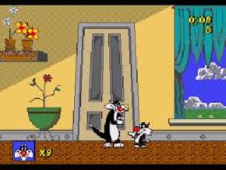 Screenshot Thumbnail / Media File 1 for Sylvester & Tweety in Cagey Capers (Europe)
