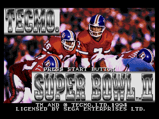 Screenshot Thumbnail / Media File 1 for Tecmo Super Bowl II (Japan)