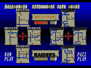 Screenshot Thumbnail / Media File 1 for Tecmo Super Bowl II (USA)
