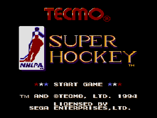 Screenshot Thumbnail / Media File 1 for Tecmo Super Hockey (USA)
