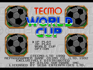 Screenshot Thumbnail / Media File 1 for Tecmo World Cup (USA)