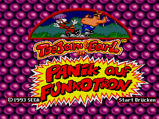 Screenshot Thumbnail / Media File 1 for Toe Jam & Earl in Panic auf Funkotron (Germany)