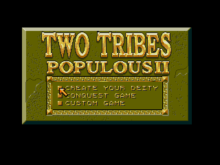 Screenshot Thumbnail / Media File 1 for Two Tribes - Populous II (Europe)