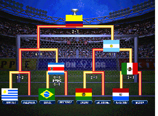 Screenshot Thumbnail / Media File 1 for Sega Worldwide Soccer '97 (U)