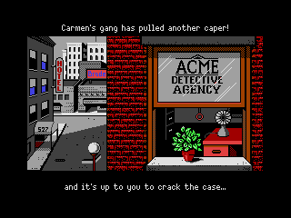 Screenshot Thumbnail / Media File 1 for Where in the World Is Carmen Sandiego (USA, Europe) (En,Fr,De,Es,It)