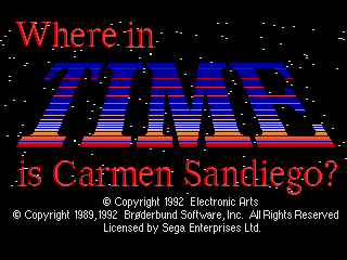 Screenshot Thumbnail / Media File 1 for Where in Time Is Carmen Sandiego (USA, Europe) (En,Fr,De,Es,It)