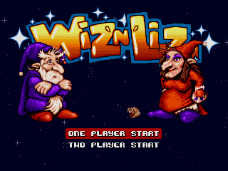 Screenshot Thumbnail / Media File 1 for Wiz'n'Liz - The Frantic Wabbit Wescue (Europe)