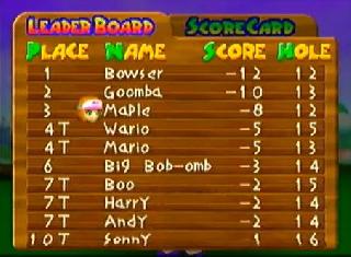 Screenshot Thumbnail / Media File 1 for Mario Golf (USA)