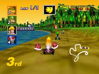 Screenshot Thumbnail / Media File 1 for Mario Kart 64 (Europe) (Rev A)