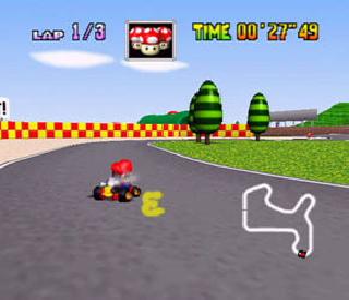 Screenshot Thumbnail / Media File 1 for Mario Kart 64 (Europe)