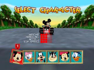 Screenshot Thumbnail / Media File 1 for Mickey's Speedway USA (USA)