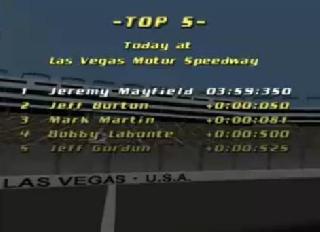 Screenshot Thumbnail / Media File 1 for NASCAR 2000 (USA)