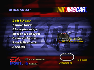 Screenshot Thumbnail / Media File 1 for NASCAR 2000 (USA)