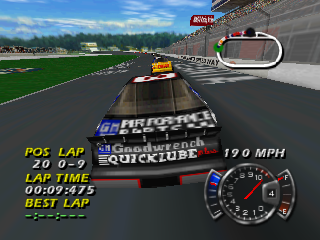 Screenshot Thumbnail / Media File 1 for NASCAR 99 (Europe) (En,Fr,De)