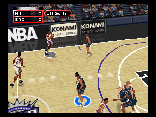 Screenshot Thumbnail / Media File 1 for NBA in the Zone 2000 (USA)