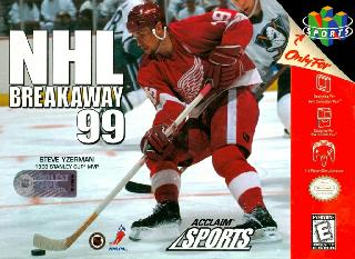 Screenshot Thumbnail / Media File 1 for NHL Breakaway 99 (Europe)