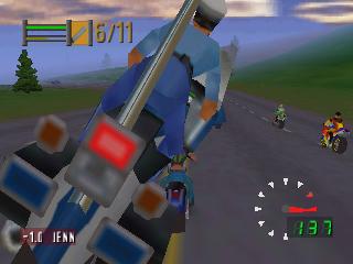 Screenshot Thumbnail / Media File 1 for Road Rash 64 (Europe)