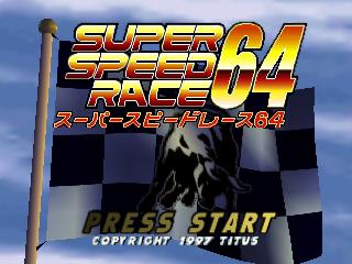 Screenshot Thumbnail / Media File 1 for Super Speed Race 64 (Japan)