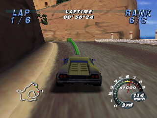 Screenshot Thumbnail / Media File 1 for Super Speed Race 64 (Japan)