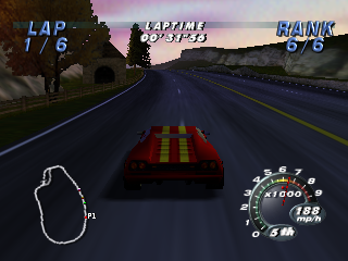 Screenshot Thumbnail / Media File 1 for Super Speed Race 64 (Japan)