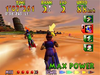 Screenshot Thumbnail / Media File 1 for Wave Race 64 (Europe) (En,De)