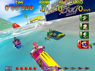 Screenshot Thumbnail / Media File 1 for Wave Race 64 (Europe) (En,De)