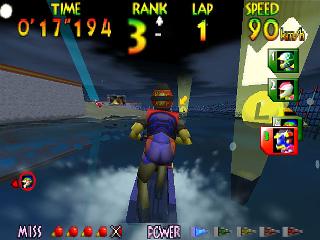 Screenshot Thumbnail / Media File 1 for Wave Race 64 (Europe) (En,De)