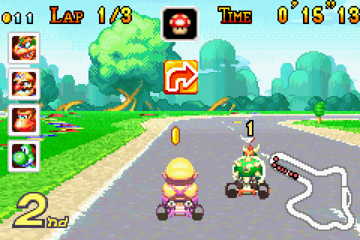 Image result for mario kart gba