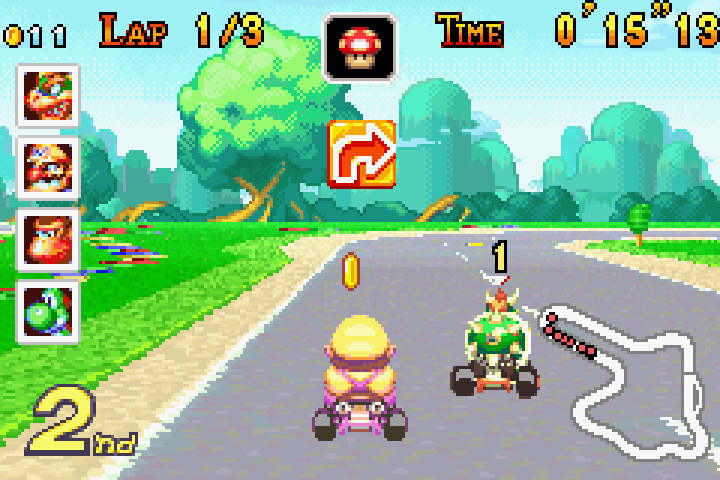 mario kart gba rom