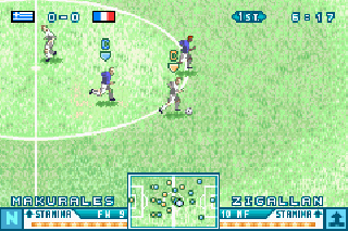 Screenshot Thumbnail / Media File 1 for International Superstar Soccer Advance (E)(Lightforce)