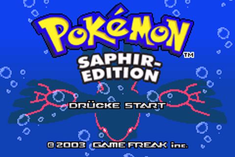 Pokemon Saphir (G)(Squirrels) ROM < GBA ROMs | Emuparadise