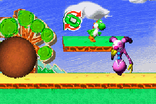 Screenshot Thumbnail / Media File 1 for Yoshi's Universal Gravitation (E)(Endless Piracy)