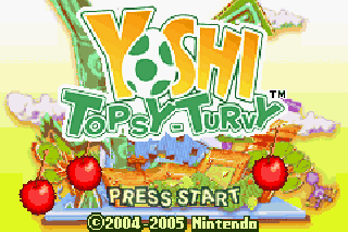 Screenshot Thumbnail / Media File 1 for Yoshi Topsy-Turvy (U)(TrashMan)